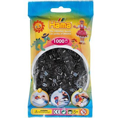 Sachet 1000 perles plastique HAMA