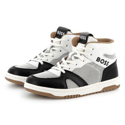 Baskets montantes lacées BOSS KIDSWEAR