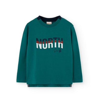 T-shirt Manches Longues Enfant – Coupe Ample, Tissu Doux, Couleur Unie, Pour école Et Loisirs