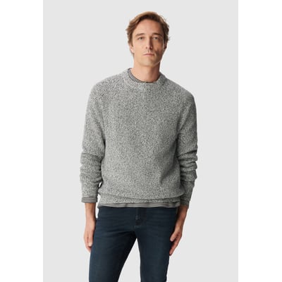 Pull col rond tricot mouliné IKKS