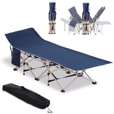 Lit de camp camping pliable max. 150 Kg sac inclus acier oxford OUTSUNNY