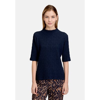 T-Shirt avec structure à col droit BETTY BARCLAY