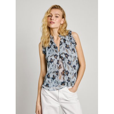 Blouse sans manches volantées PEPE JEANS
