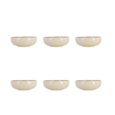 Lot de 6 coupelles 16cm en grès, AMBRE NOVASTYL