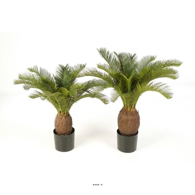 Palmier Artificiel Cycas H 70 cm 22 feuilles ARTIFICIELLES
