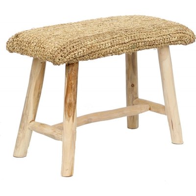 Banc en raphia, rectangulaire, Bali Bazar RECOLLECTION