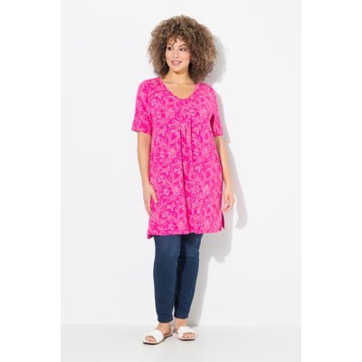 T-shirt long à imprimé floral, poches ULLA POPKEN