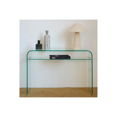 Console d'entrée design en verre à double plateau L110 - IDORA HELLIN, DEPUIS 1862