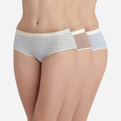 Lote de 3 shorties les pockets de algodón elástico DIM