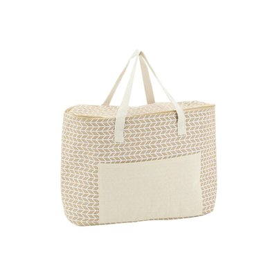 Sac lunch isotherme en jute Geométrique 46x15x32 AUBRY GASPARD