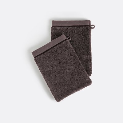Lot de 2 gants de toilette Victor 675 gr/m2 LA REDOUTE INTERIEURS