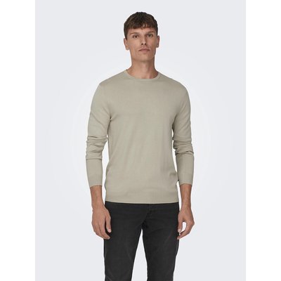 Pull léger col rond droit ONLY & SONS