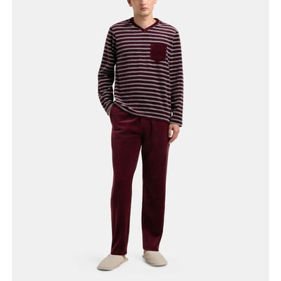 Ensemble pyjama long doker velours ras GALERIES LAFAYETTE