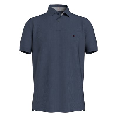 Polo droit stretch col 2 boutons TOMMY HILFIGER