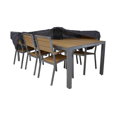 Housse de table de jardin 240 x 130 cm, COV'UP URBAN OVIALA