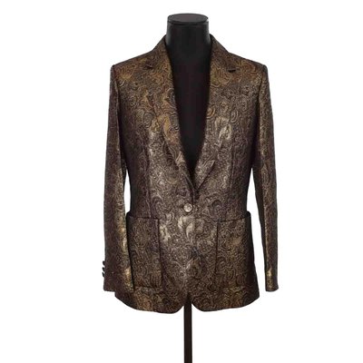 Veste tailleur dore femme La Redoute