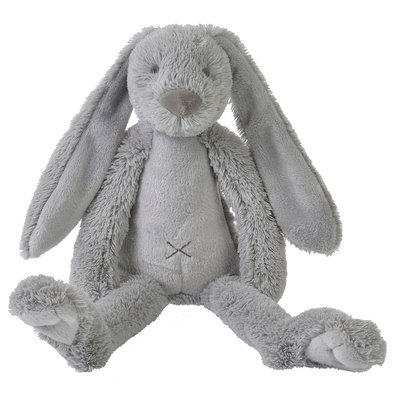 Peluche Lapin Richie gris clair 38 cm HAPPY HORSE