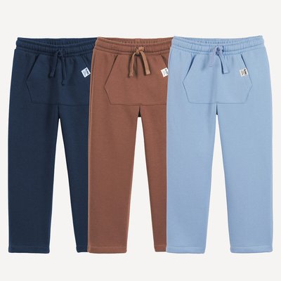 Lot de 3 pantalons de jogging en molleton LA REDOUTE COLLECTIONS