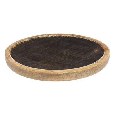Assiette de présentation ronde en manguier AVA ATMOSPHERA