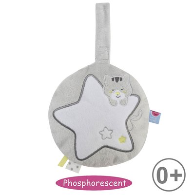 Veilleuse phosphorescente etoile chat SUCRE D'ORGE