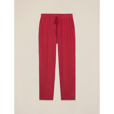 Pantalon réalisé en viscose fluide unie OLTRE