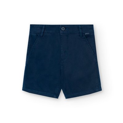 Bermuda uni avec passants à la taille BOBOLI
