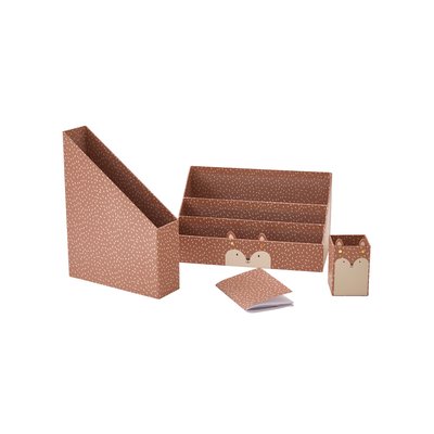 Set rangement bureau Renard VERTBAUDET
