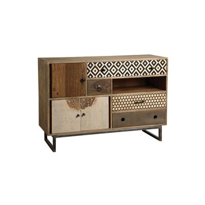Commode graphique en manguier AUBRY GASPARD