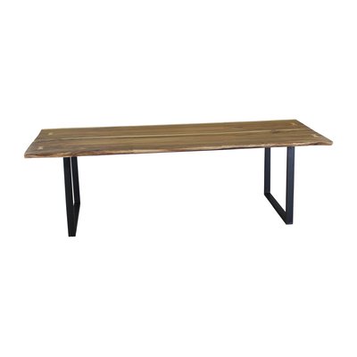 Table en bois d'acacia et pieds en métal NOW'S HOME