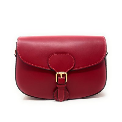 Sac trotteur à bandoulière en cuir lisse MADDY OH MY BAG