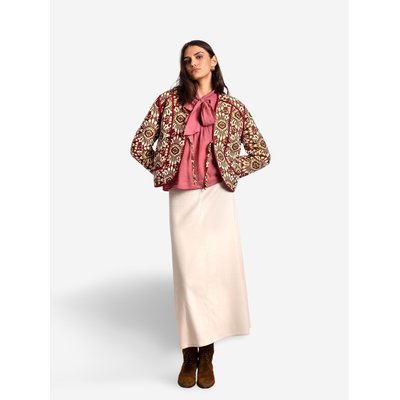 Veste Jacquard Matelassée à Liens THE-ARE