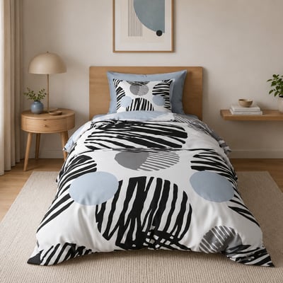 Parure housse de couette microfibre, Cerlus C DESIGN HOME TEXTILE