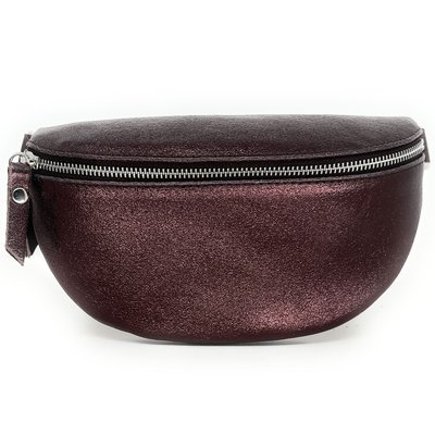 Sac banane en cuir grainé italien LOU OH MY BAG