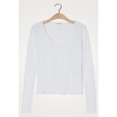 Sonoma V-Neck T-Shirt with Long Sleeves AMERICAN VINTAGE