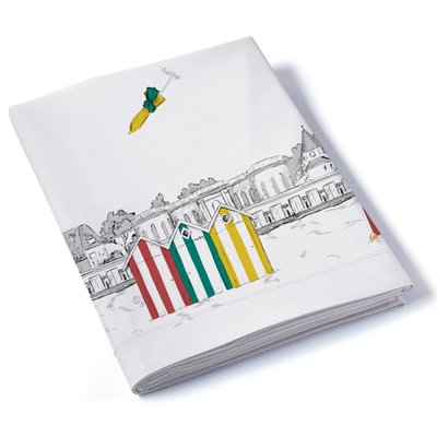 Drap plat Les Planches - Percale de coton TRADITION DES VOSGES