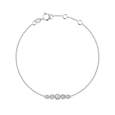 Bracelet en argent 925 et oxyde de zirconium CLEOR