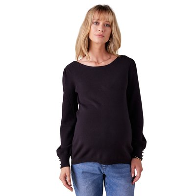 Pull maille fine détails boutons dorés ENVIE DE FRAISE