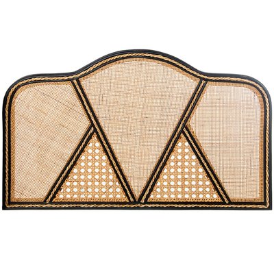 Tête de lit rotin bicolore 100x60x2.5cm WADIGA