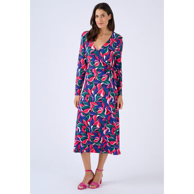 Robe maille effet cache-coeur viscose stretch DAMART