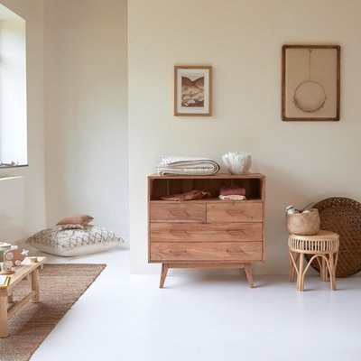 Commode enfant en acacia massif OSLO TIKAMOON