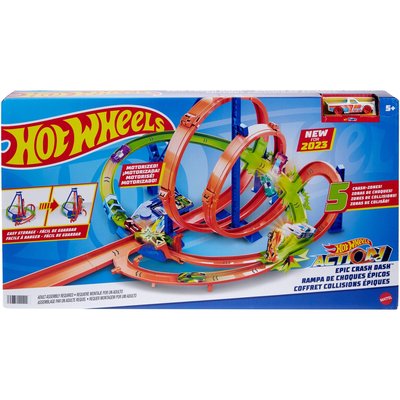 Hot Wheels Course de crash épique MATTEL