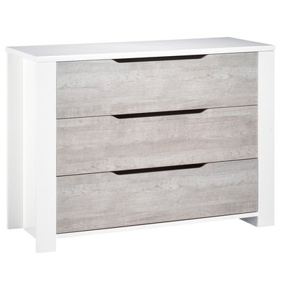 Commode 3 tiroirs en bois SAUTHON