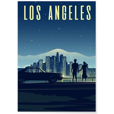 Poster Los Angeles L'AFFICHERIE