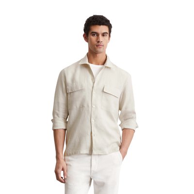 Chemise regular en pur lin MARC O'POLO