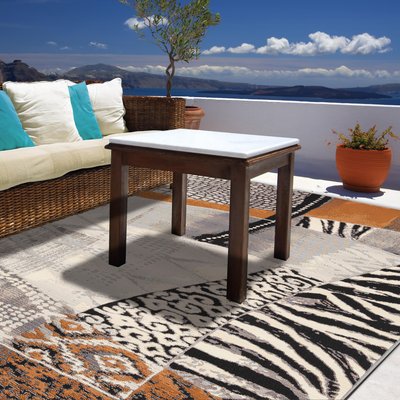 Tapis tissé d'intérieur et d'extérieur pour la terrasse et le balcon - Aurora GINO FALCONE