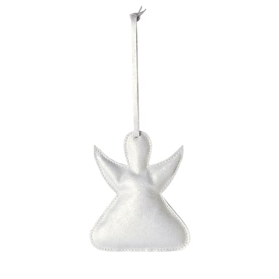 Suspension de noël décorative ange en cuir H10 SIA DECO