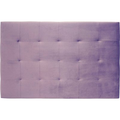 Tête de lit capitonnée velours lila élégant pour chambre moderne RECOLLECTION