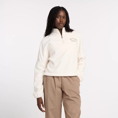 Graphic Polar Fleece Half Zip col montant manches longues. NEW BALANCE
