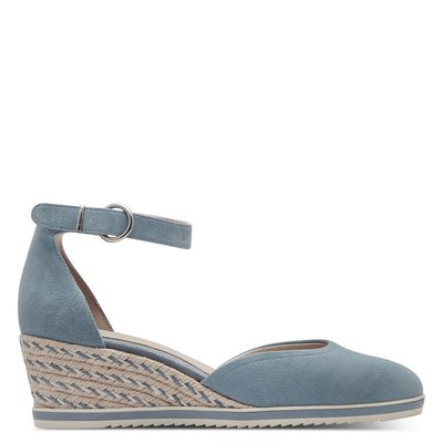Sandales compensées en cuir TAMARIS