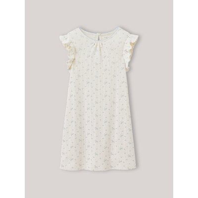 Chemise de nuit en pointelle - imprimé Rosa en coton biologique CYRILLUS